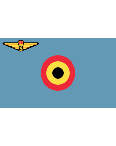 Flag: Ensign of Belgian Air Force |  landscape flag | 1.35m² | 14.5sqft | 90x150cm | 3x5ft 