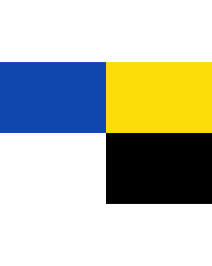 Flag: Belgian municipality of Érezée |  landscape flag | 1.35m² | 14.5sqft | 90x150cm | 3x5ft 