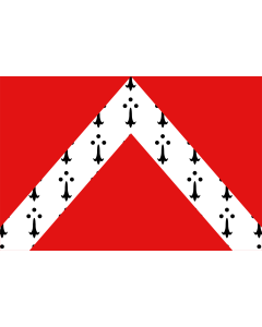 Flag: GistelFlag | City of Gistel |  landscape flag | 1.35m² | 14.5sqft | 90x150cm | 3x5ft 