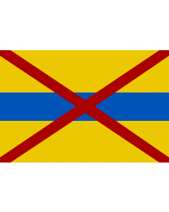 Flagge: Large Belgischen Gemeinde Grimbergen  |  Querformat Fahne | 1.35m² | 90x150cm 