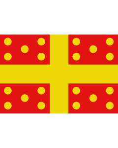 Flagge: Large Harelbeke | Belgian municipality Harelbeke  |  Querformat Fahne | 1.35m² | 90x150cm 