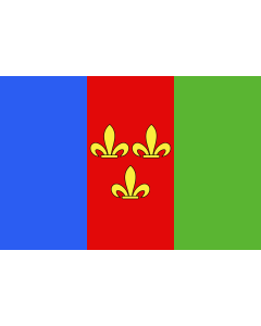 Flagge: Large Belgischen Gemeinde Holsbeek  |  Querformat Fahne | 1.35m² | 90x150cm 