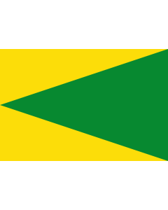 Flag: Belgian municipality Houyet |  landscape flag | 1.35m² | 14.5sqft | 90x150cm | 3x5ft 