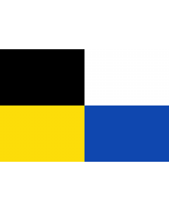 Flagge: Large Kluisbergen | Belgian commune of Kluisbergen  |  Querformat Fahne | 1.35m² | 90x150cm 