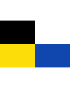 Flag: Kluisbergen | Belgian commune of Kluisbergen |  landscape flag | 1.35m² | 14.5sqft | 90x150cm | 3x5ft 