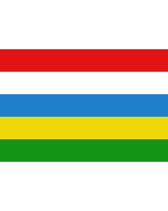 Flagge: Large Belgischen Gemeinde Kortenberg  |  Querformat Fahne | 1.35m² | 90x150cm 