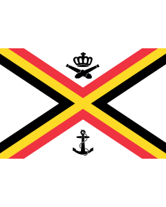 Flag: Naval Ensign of Belgium |  landscape flag | 1.35m² | 14.5sqft | 90x150cm | 3x5ft 