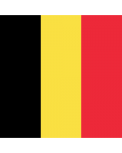 Flagge: Large Naval Jack of Belgium  |  Fahne 1.35m² | 120x120cm 