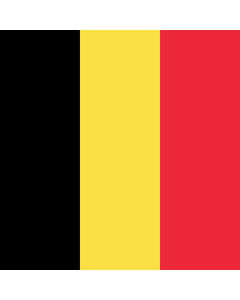 Flag: Naval Jack of Belgium |  2.16m² | 23sqft | 150x150cm | 60x60inch 