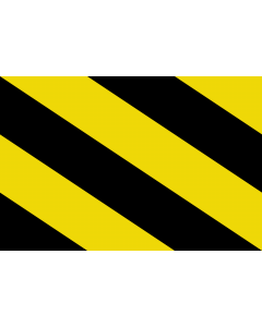 Flagge: Large Belgischen Gemeinde Oosterzele  |  Querformat Fahne | 1.35m² | 90x150cm 