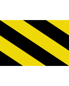 Flag: Belgian municipality Oosterzele |  landscape flag | 1.35m² | 14.5sqft | 90x150cm | 3x5ft 