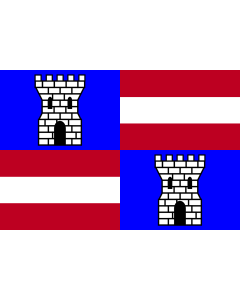 Flag: Belgian municipality of Paliseul |  landscape flag | 1.35m² | 14.5sqft | 90x150cm | 3x5ft 