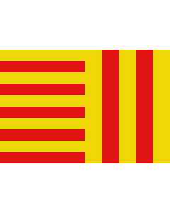 Flag: Belgian municipality Peer |  landscape flag | 1.35m² | 14.5sqft | 90x150cm | 3x5ft 