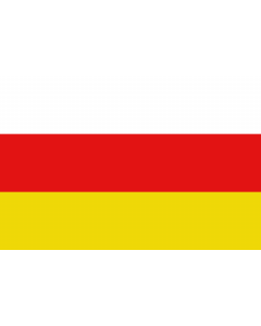 Flagge: Large Belgischen Gemeinde Riemst  |  Querformat Fahne | 1.35m² | 90x150cm 