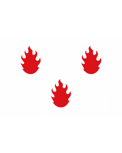 Flagge: Large Saint Léger Belgium  |  Querformat Fahne | 1.35m² | 90x150cm 