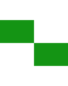 Flagge: XL Sint-Agatha-Berchem | Belgian municipality Sint-Agatha-Berchem  French Berchem-Sainte-Agathe | Gemeente Sint-Agatha-Berchem  |  Querformat Fahne | 2.16m² | 120x180cm 