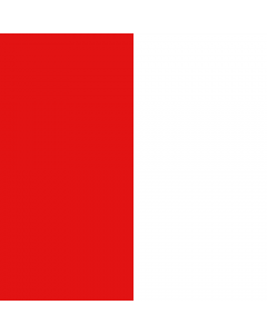 Flag: Belgian commune of Tournai  Doornik |  1.35m² | 14.5sqft | 120x120cm | 45x45inch 