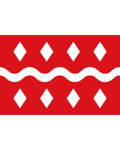 Flagge: Large Viroinval | Belgian municipality Viroinval  |  Querformat Fahne | 1.35m² | 90x150cm 