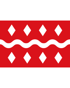 Flag: Belgian municipality Viroinval |  landscape flag | 1.35m² | 14.5sqft | 90x150cm | 3x5ft 