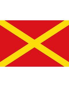 Flagge: Large Virton | Belgian city  and municipality  of Virton, Belgium | Ville  et commune  de Virton  Belgique | Stad Virton  België  |  Querformat Fahne | 1.35m² | 90x150cm 