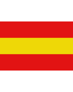 Flagge: Large Herkdestad | Stad Herk-de-Stad | Banniel Herk-de-Stad, Belgia  |  Querformat Fahne | 1.35m² | 90x150cm 