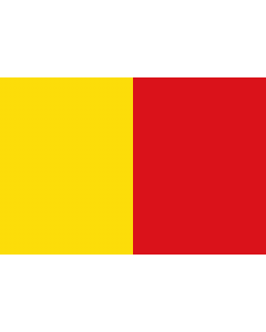 Flagge: Large Wervik | Belgian municipality Wervik | Stad Wervik  |  Querformat Fahne | 1.35m² | 90x150cm 