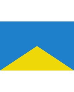 Flagge: Large Belgischen Gemeinde Wevelgem  |  Querformat Fahne | 1.35m² | 90x150cm 