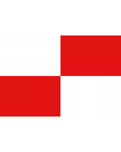 Flagge: Large Belgischen Gemeinde Wielsbeke  |  Querformat Fahne | 1.35m² | 90x150cm 