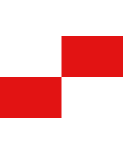 Flag: Belgian municipality Wielsbeke |  landscape flag | 2.16m² | 23sqft | 120x180cm | 4x6ft 