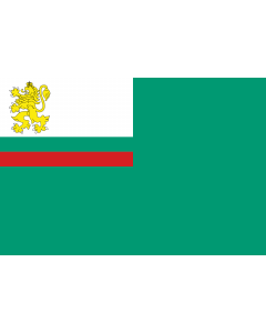 Drapeau: Coastguard Ensign of Bulgaria |  drapeau paysage | 1.35m² | 90x150cm 