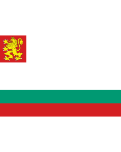 Flag: Naval Ensign of Bulgaria |  landscape flag | 1.35m² | 14.5sqft | 90x150cm | 3x5ft 