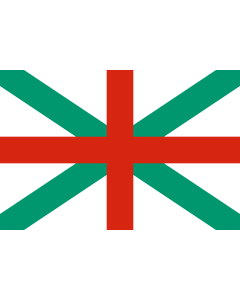 Flag: Naval Jack of Bulgaria |  landscape flag | 1.35m² | 14.5sqft | 90x150cm | 3x5ft 
