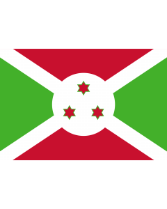 Flag: Burundi |  landscape flag | 2.16m² | 23sqft | 120x180cm | 4x6ft 