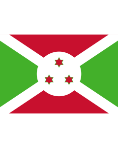 Flag: Burundi |  landscape flag | 0.06m² | 0.65sqft | 20x30cm | 8x12in 