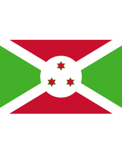 Flag: Burundi |  landscape flag | 1.35m² | 14.5sqft | 90x150cm | 3x5ft 