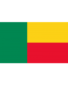 Flagge: Large Benin  |  Querformat Fahne | 1.35m² | 90x150cm 