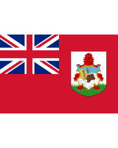 Flag: Bermuda |  landscape flag | 0.96m² | 10sqft | 80x120cm | 2.5x4ft 