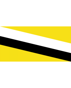 Flag: Brunei from 1906 to 1959 |  landscape flag | 1.35m² | 14.5sqft | 80x160cm | 30x60inch 