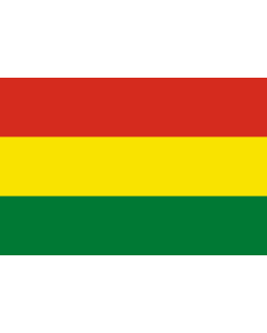 Flag: Bolivia |  landscape flag | 0.24m² | 2.5sqft | 40x60cm | 1.3x2foot 
