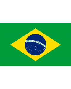 Flag: Brazil |  landscape flag | 1.35m² | 14.5sqft | 90x150cm | 3x5ft 