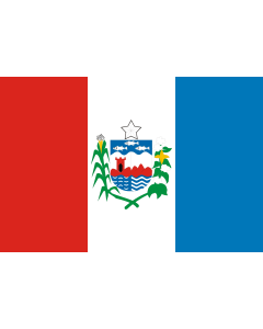 Flag: Alagoas |  landscape flag | 0.06m² | 0.65sqft | 20x30cm | 8x12in 