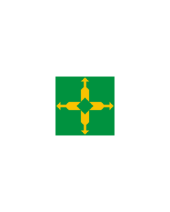 Flag: Federal District |  landscape flag | 0.06m² | 0.65sqft | 20x30cm | 8x12in 