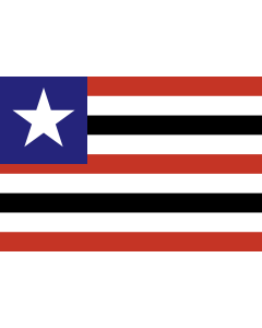 Flag: Maranhão |  landscape flag | 0.06m² | 0.65sqft | 20x30cm | 8x12in 