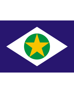 Flag: Mato Grosso |  landscape flag | 0.06m² | 0.65sqft | 20x30cm | 8x12in 