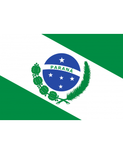 Flag: Paraná |  landscape flag | 0.96m² | 10sqft | 80x120cm | 2.5x4ft 