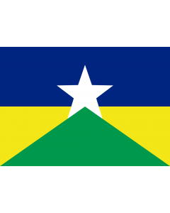 Flag: Rondônia |  landscape flag | 0.96m² | 10sqft | 80x120cm | 2.5x4ft 