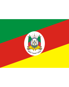 Flag: Rio Grande do Sul |  landscape flag | 0.06m² | 0.65sqft | 20x30cm | 8x12in 
