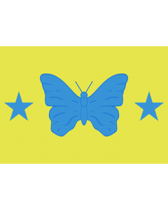 Flagge: XL BadyBassit SaoPaulo Brasil | Município de Bady Bassit no Estado de São Paulo  |  Querformat Fahne | 2.16m² | 120x180cm 