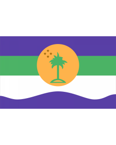 Flagge: XL IlhaComprida SaoPaulo Brasil | Município de Ilha Comprida no Estado de São Paulo  |  Querformat Fahne | 2.16m² | 120x180cm 
