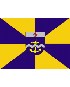 Flagge: XL Itajai SantaCatarina Brasil | Santa Catarina s city Itajaí, Brazil | Município de Itajaí  |  Querformat Fahne | 2.16m² | 130x170cm 